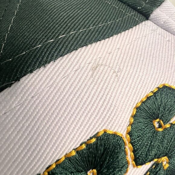 Vintage Green Bay Packers Logo 7 Splash Twill Snapback Cap Hat NFL Football - Picture 6 of 9